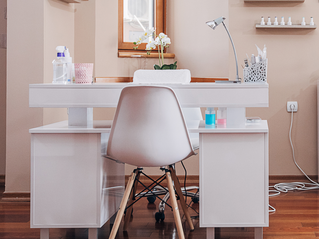 Nail Manicure Table, Salon Nail Station, Manicure Nail Desk