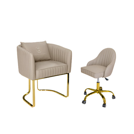 Our Salon Customer Chairs & Stools Package Deals comprised of our #1 seller of  our salon customer chair and manicure technician stool.  You are buying the finest package deals for Salon Customer Chairs & Stools.