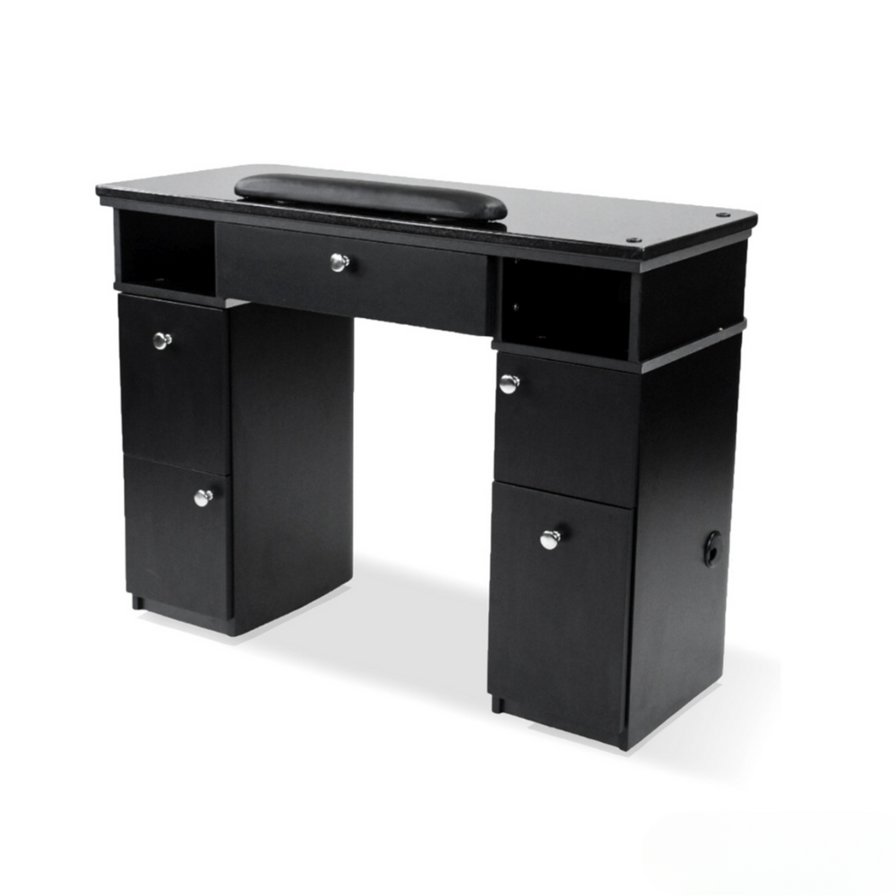 Sonoma II Nail Table (Silver Trim)