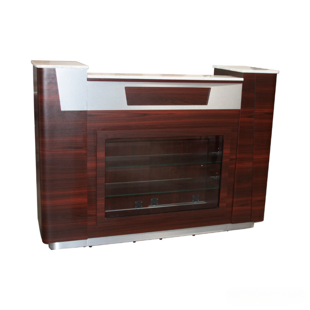 Avon I Reception Desk w/ Glass Display