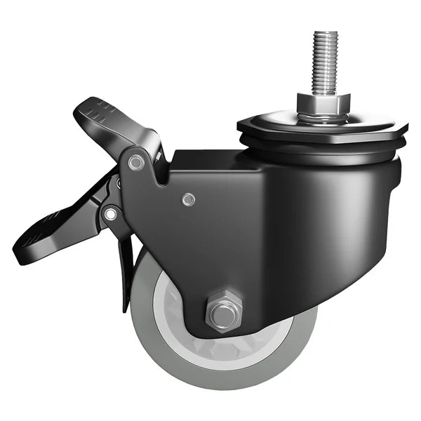 Caster Wheels with Brake - 4 Pc