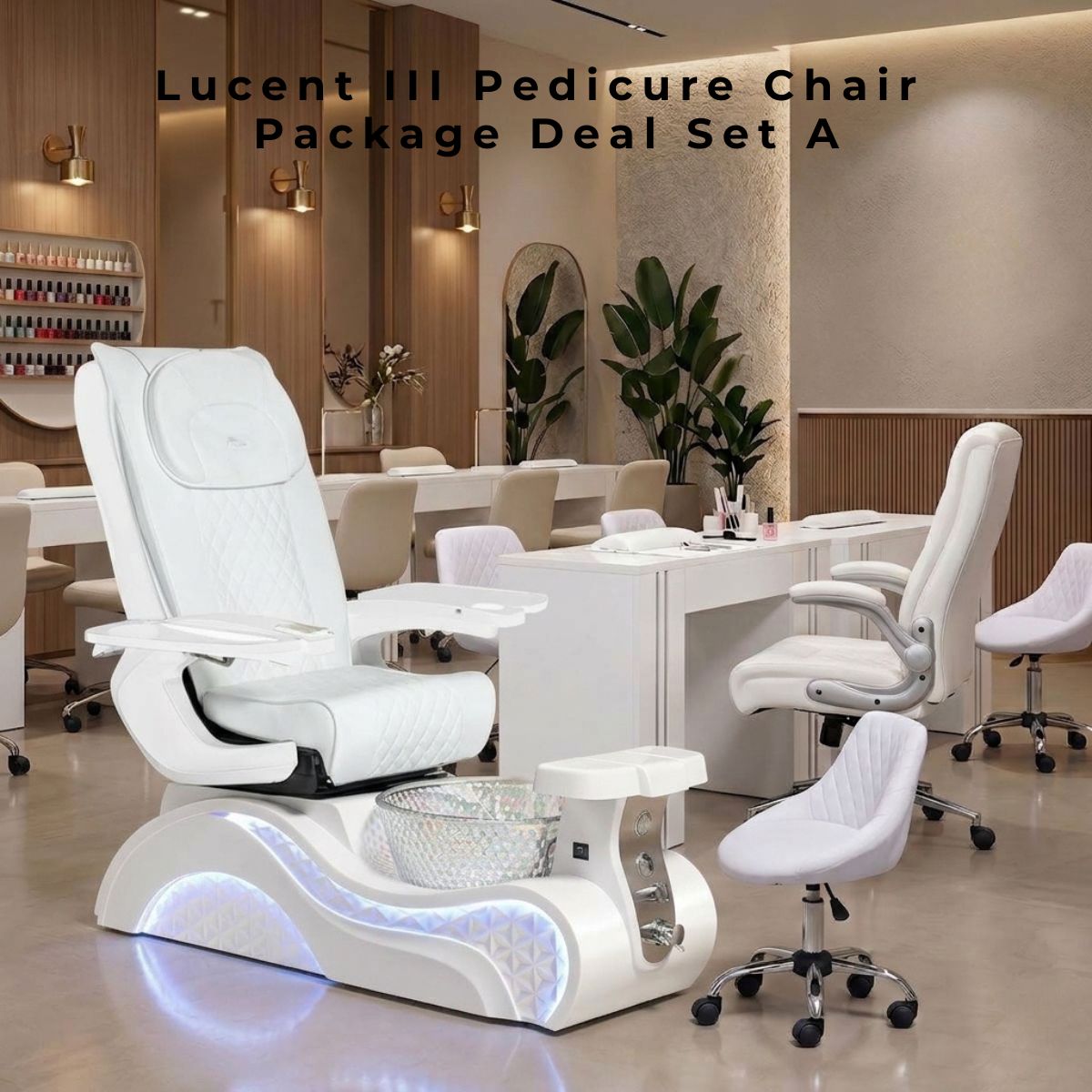 Whale Spa Lucent III Pedicure Chair Package Deal | Award-Winning