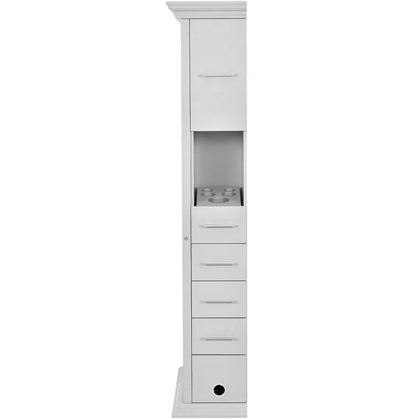 Adonis Single LED Lighted Salon Styling Station
