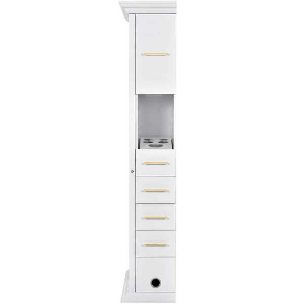 Adonis Single LED Lighted Salon Styling Station