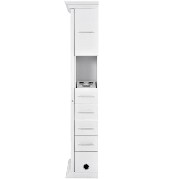 Adonis Single LED Lighted Salon Styling Station