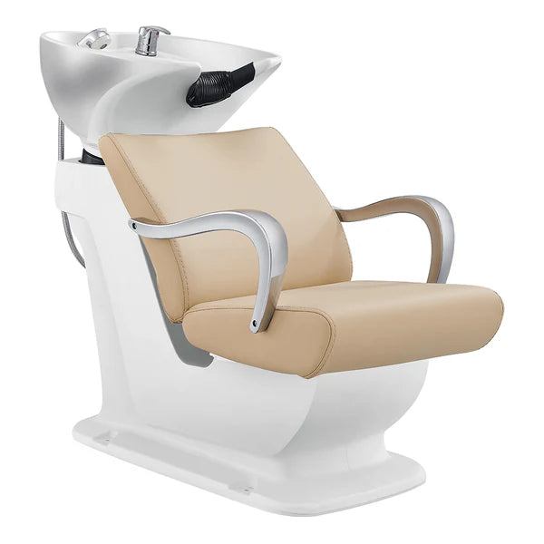 Beckman Salon Shampoo Unit with Adjustable Seat