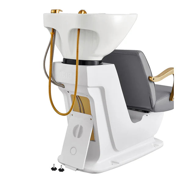 Beckman Gold Shampoo Chair with Adjustable Seat