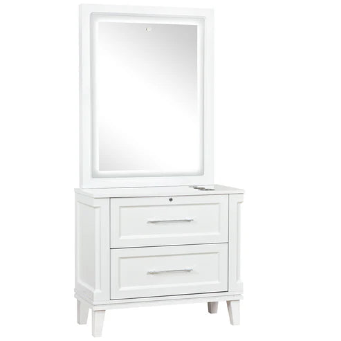 Fairview LED Lighted Salon Styling Station
