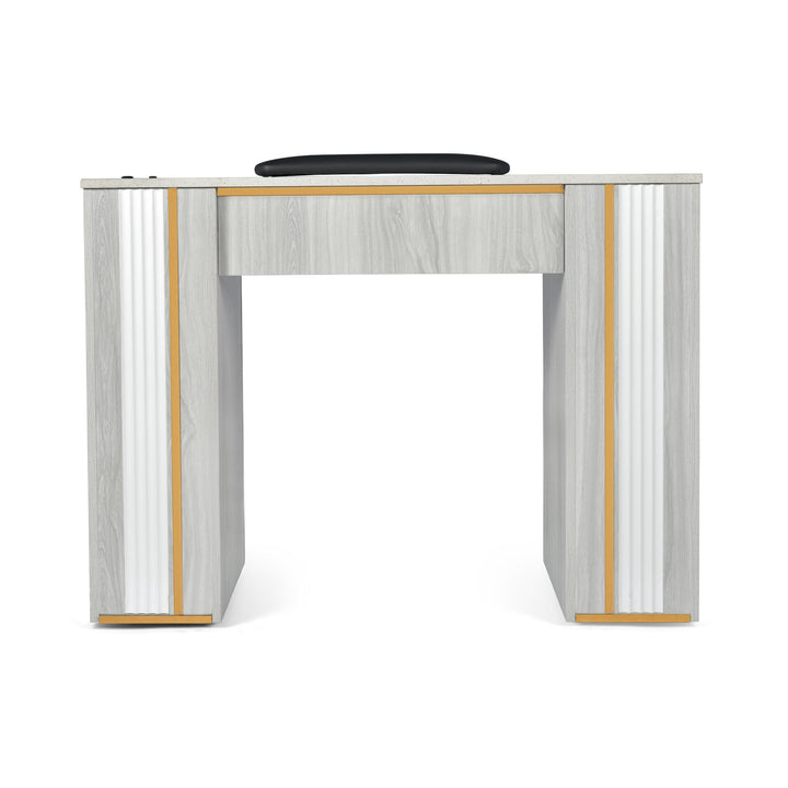 Gray/Gold Nail Table