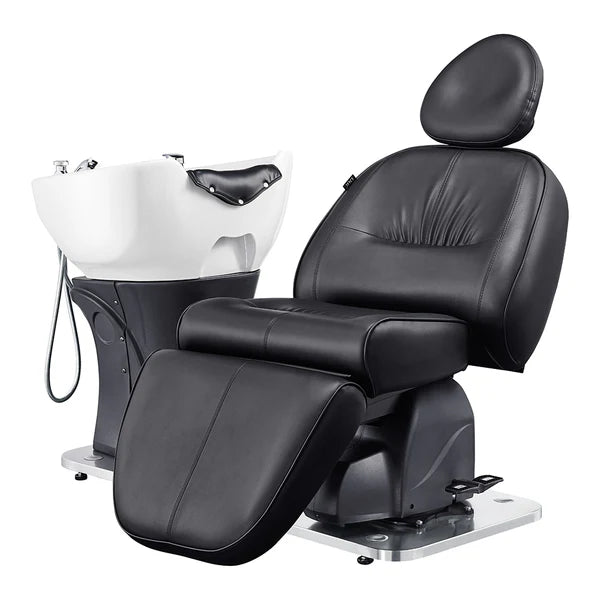 Maximus Spa Salon Reclining Shampoo Bed with Rotating Seat