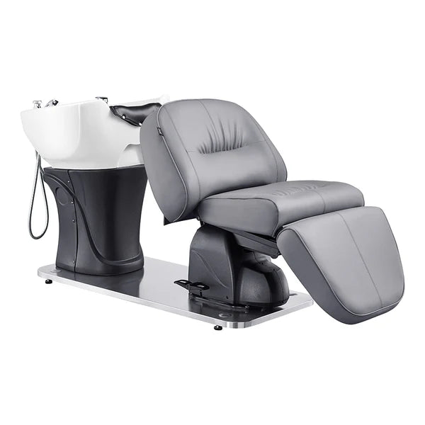 Maximus Spa Salon Reclining Shampoo Bed with Rotating Seat