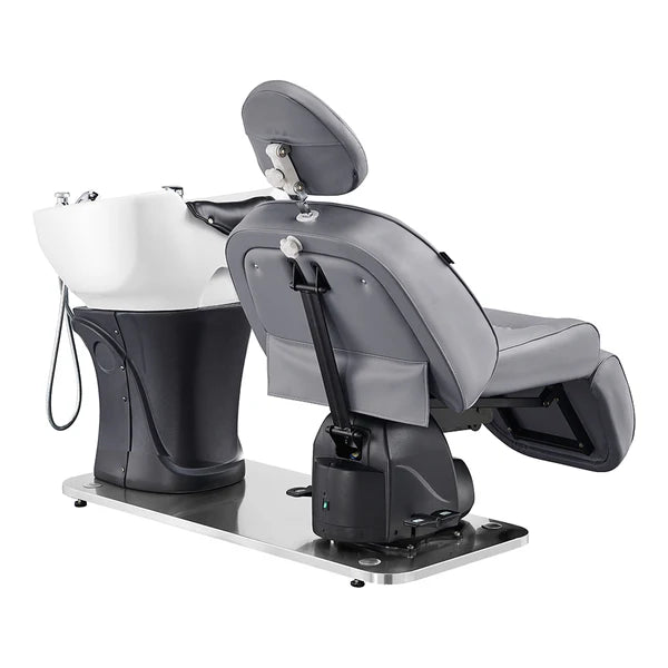 Maximus Spa Salon Reclining Shampoo Bed with Rotating Seat
