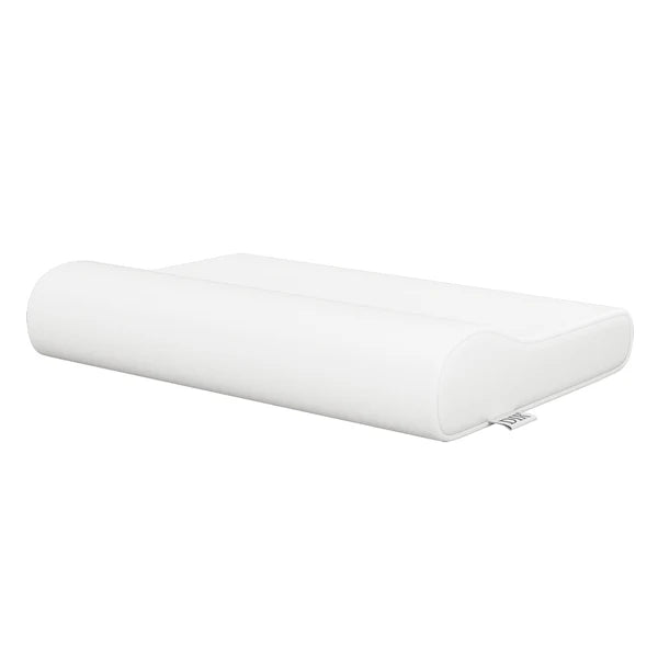 DIR professional neck contour bolster pillow in white for salon facial beds and massage therapy.