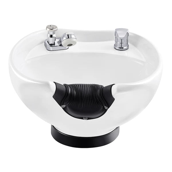 Ceramic Salon Shampoo Bowl Sink - Vacuum Breaker you
