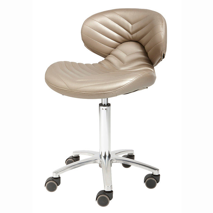 1010H Chevron Manicure Technician Stool