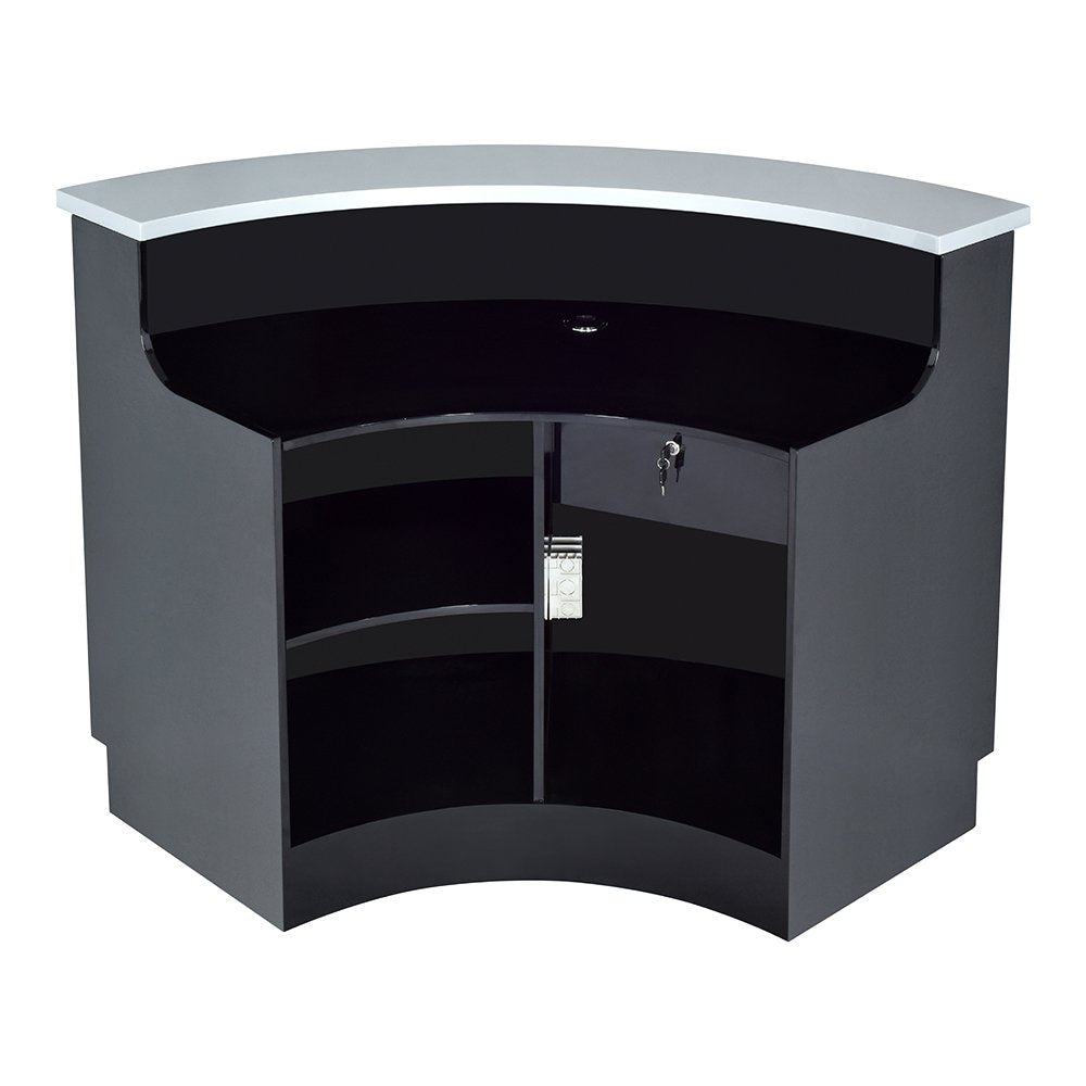 Janus Combination - LED Illuminated Curved Reception Desk