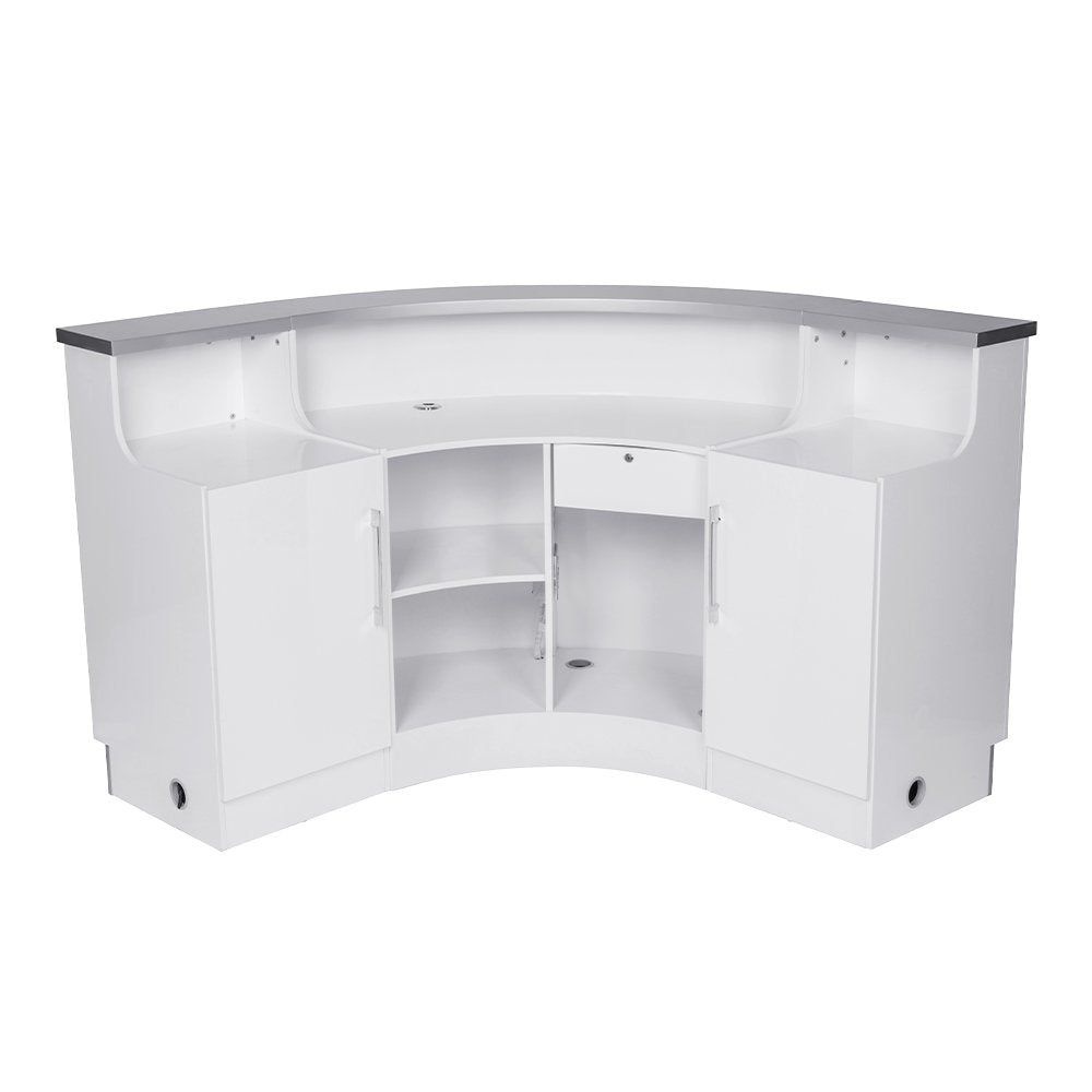Janus Combination - LED Illuminated Curved Reception Desk