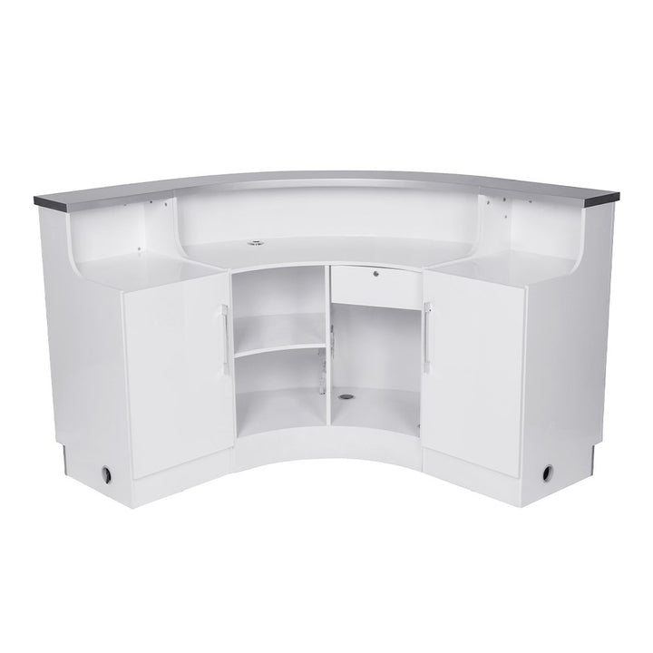 Janus Combination - LED Illuminated Curved Reception Desk
