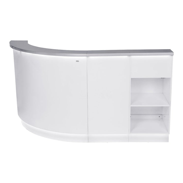 Janus Combination - LED Illuminated Curved Reception Desk