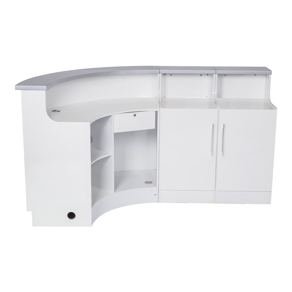 Janus Combination - LED Illuminated Curved Reception Desk