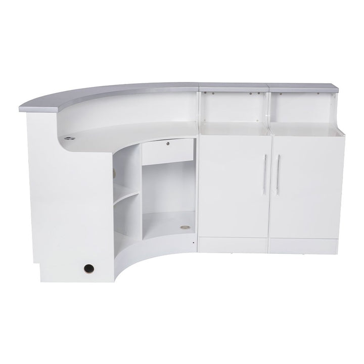 Janus Combination - LED Illuminated Curved Reception Desk