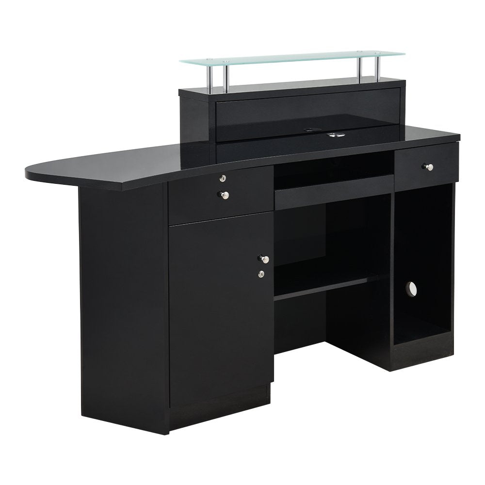 Gattino Modern Reception Desk ADA approved with LED Lighting