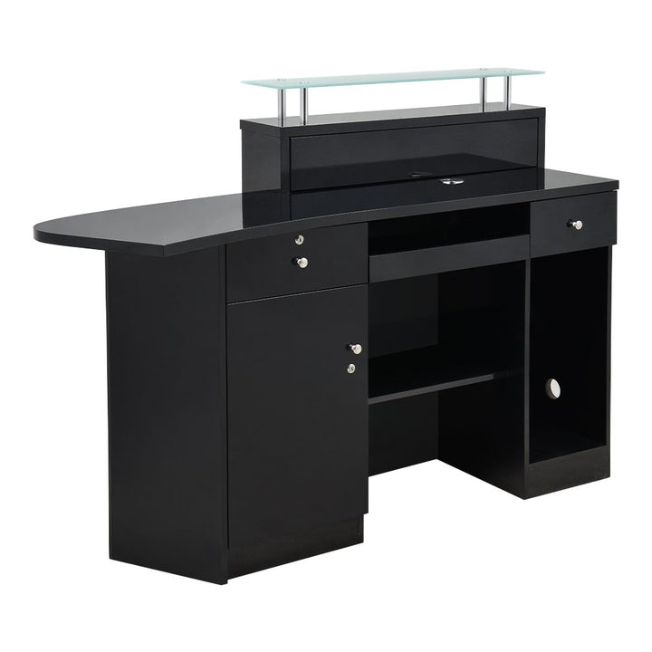 Gattino Modern Reception Desk ADA approved with LED Lighting