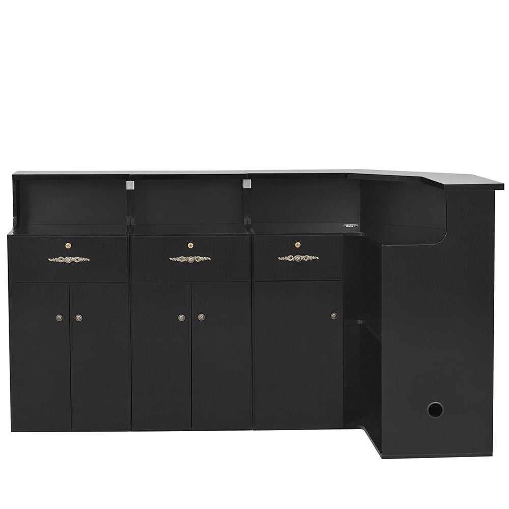 Valencia Combination - LED Standing Reception Desk