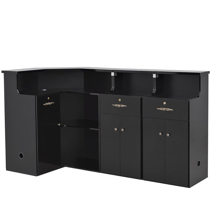 Valencia Combination - LED Standing Reception Desk