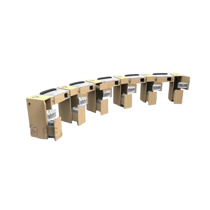 Classic Eclipse Triple Nail Table