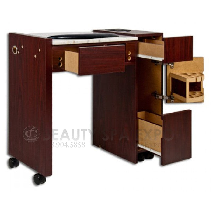 Classic Space Saver Double Nail Table