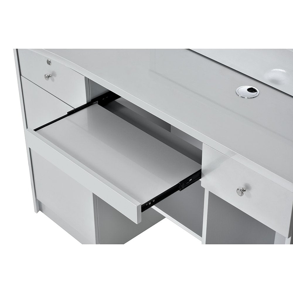 Gattino Modern Reception Desk ADA approved with LED Lighting