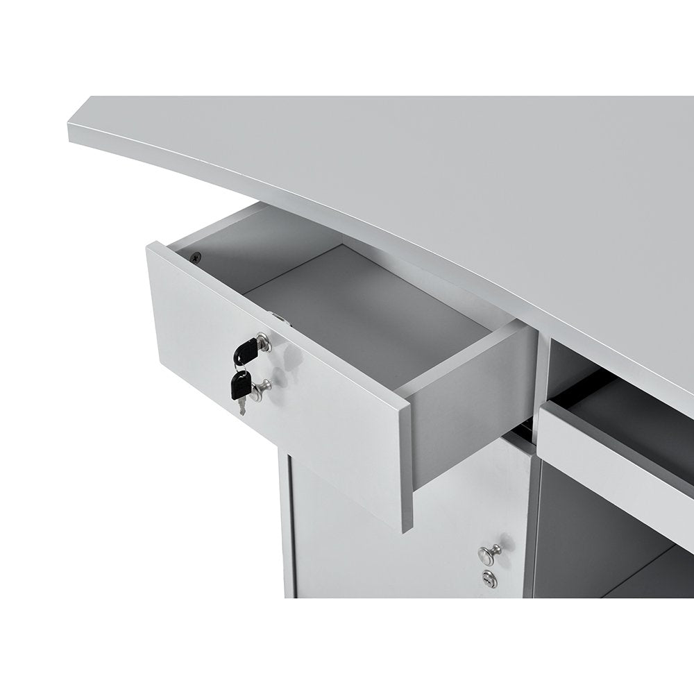 Gattino Modern Reception Desk ADA approved with LED Lighting