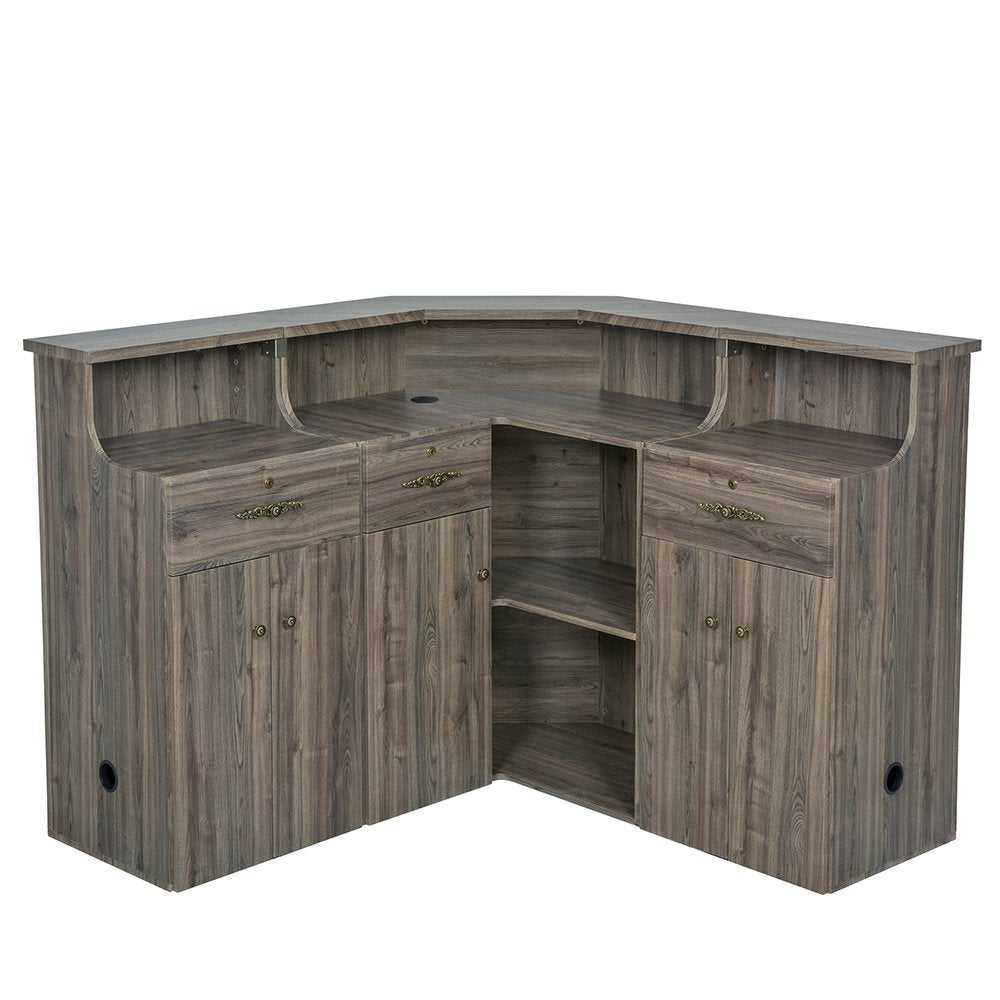 Valencia Combination - LED Standing Reception Desk