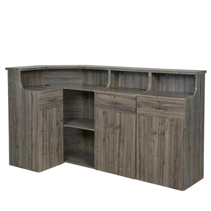 Valencia Combination - LED Standing Reception Desk