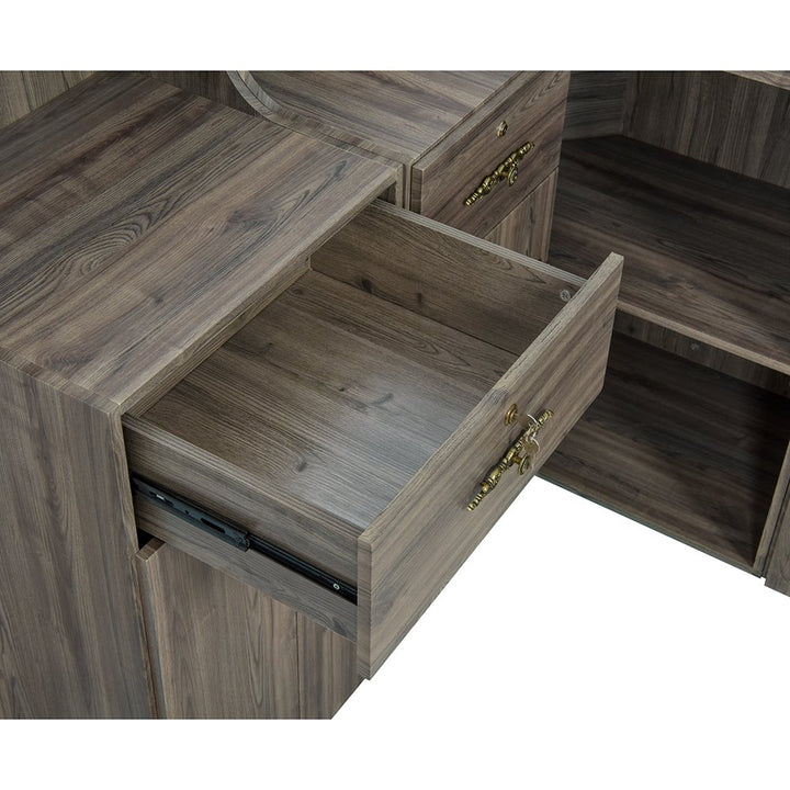 Valencia Combination - LED Standing Reception Desk