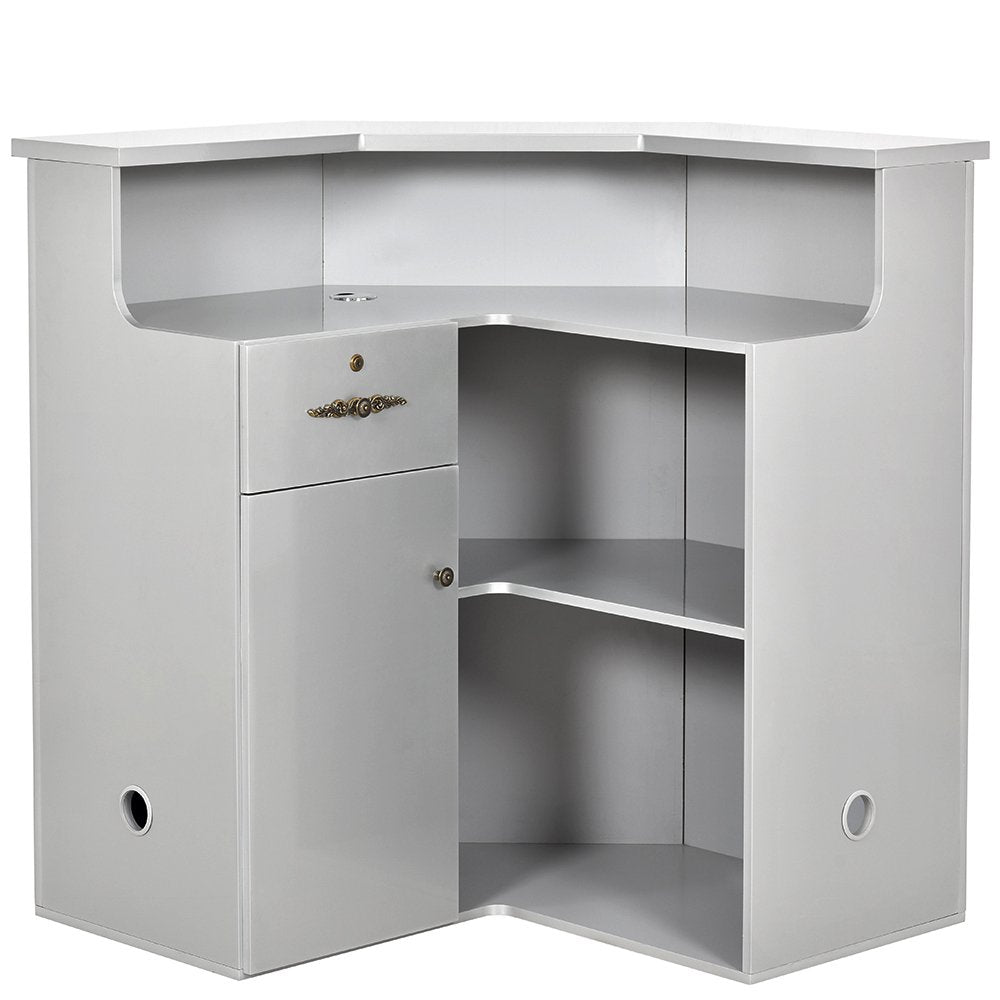 Valencia Combination - LED Standing Reception Desk