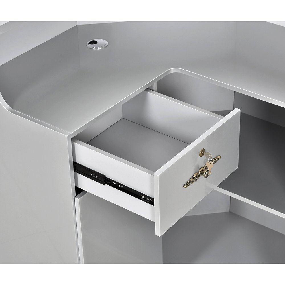 Valencia Combination - LED Standing Reception Desk