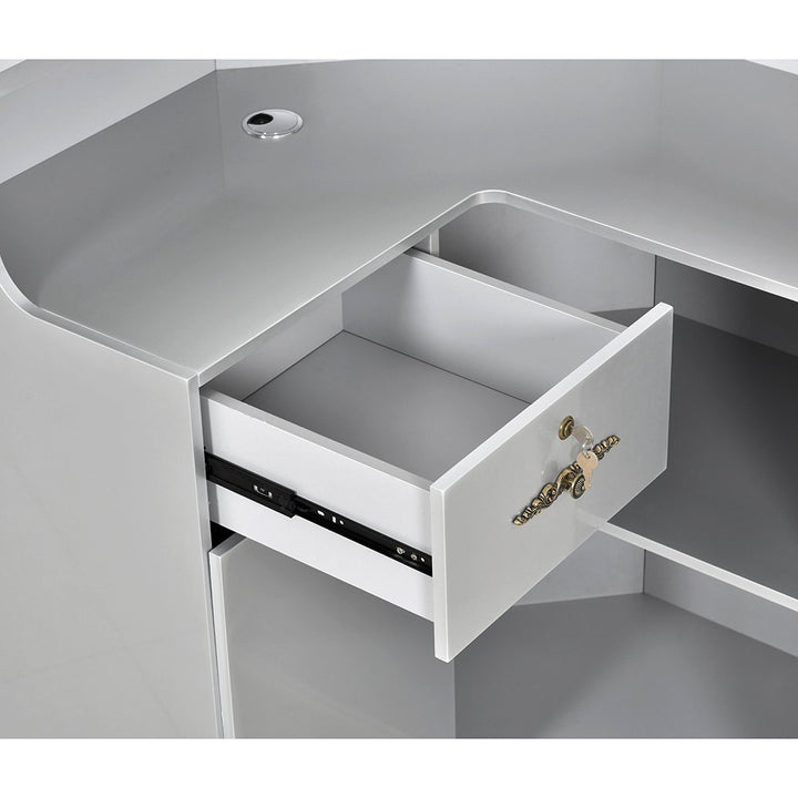Valencia Combination - LED Standing Reception Desk