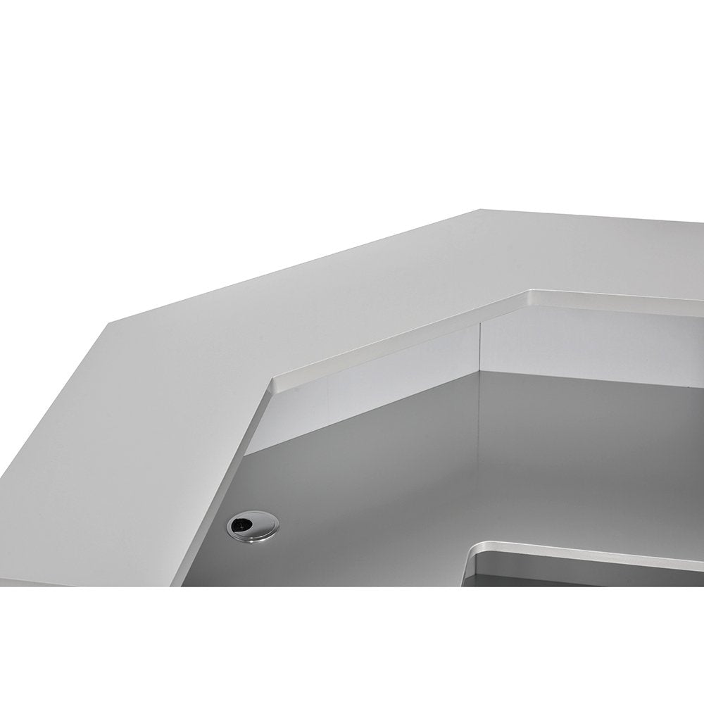 Valencia Combination - LED Standing Reception Desk
