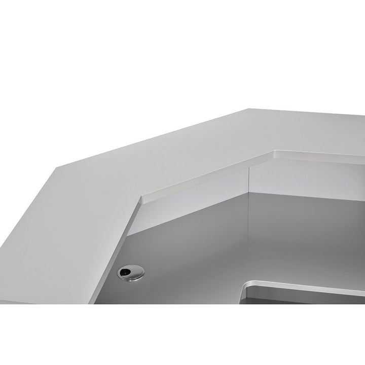Valencia Combination - LED Standing Reception Desk