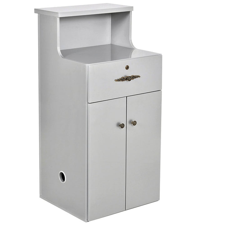 Valencia Prime - LED Antique Small Reception Desk