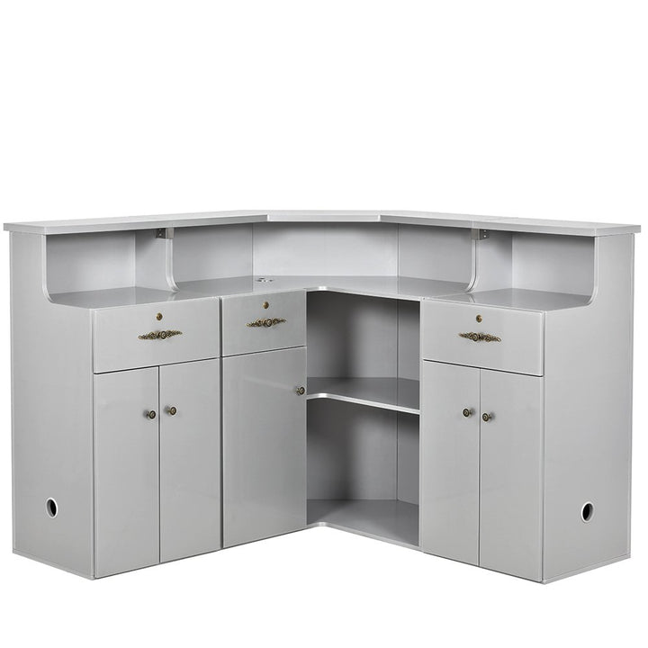 Valencia Combination - LED Standing Reception Desk