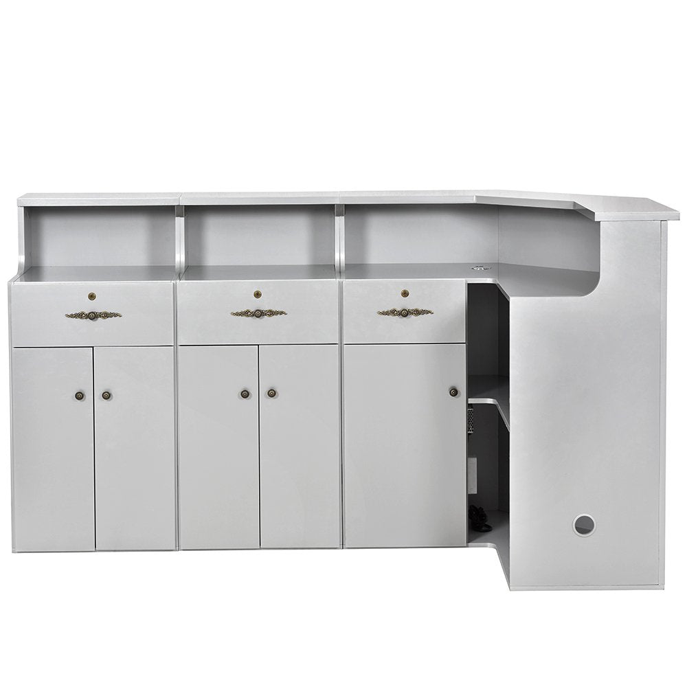 Valencia Combination - LED Standing Reception Desk