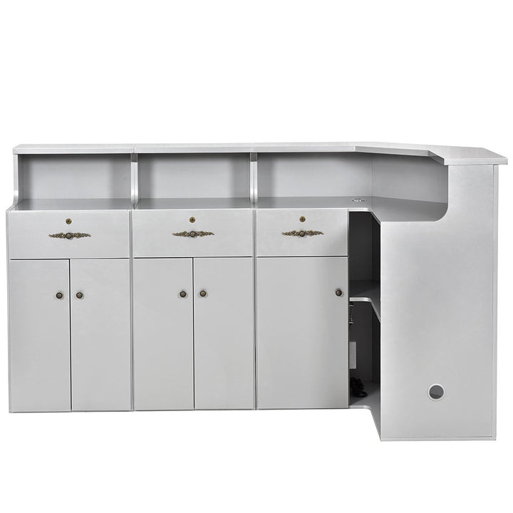 Valencia Combination - LED Standing Reception Desk