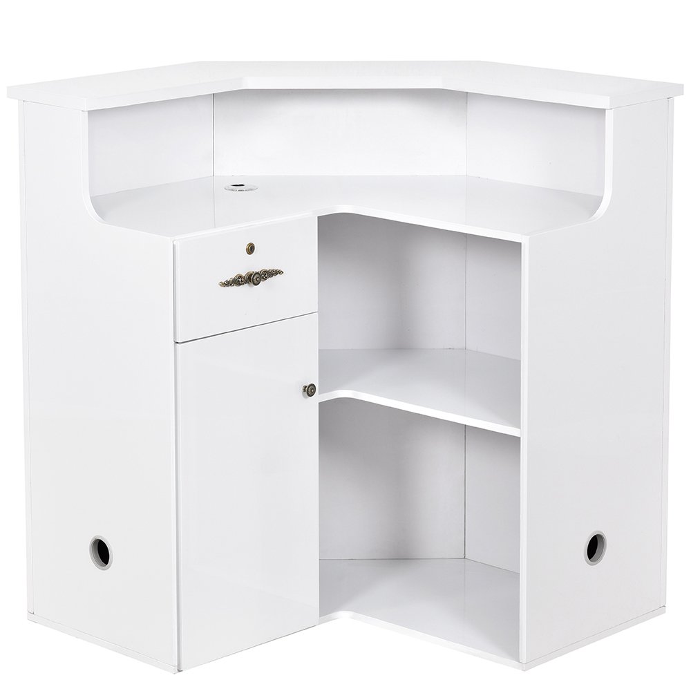 Valencia Combination - LED Standing Reception Desk