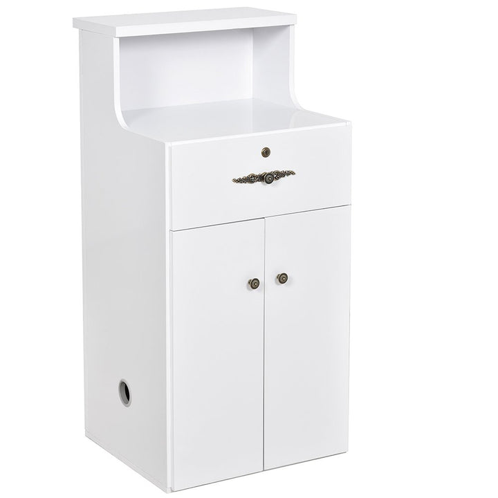 Valencia Prime - LED Antique Small Reception Desk