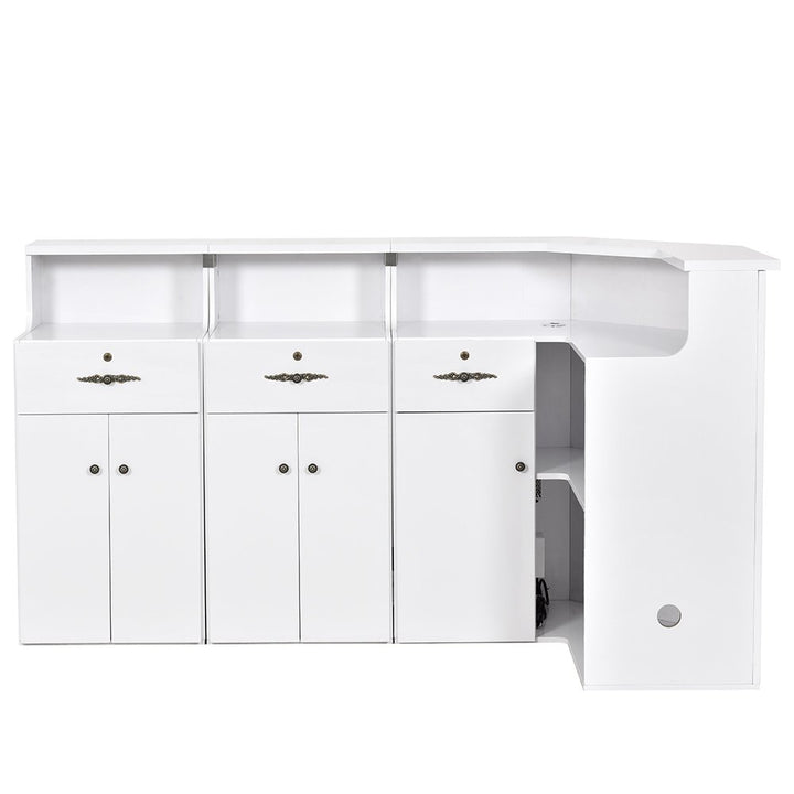 Valencia Combination - LED Standing Reception Desk