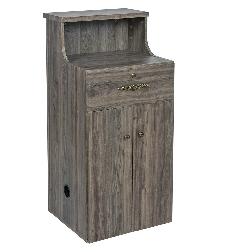 Valencia Prime - LED Antique Small Reception Desk