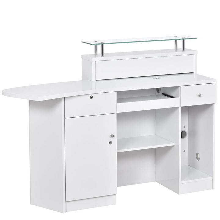 Gattino Modern Reception Desk ADA approved with LED Lighting